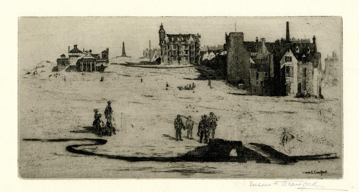 Golf Links St Andrews

etching
by Susan Fletcher Crawford (1865-1918)