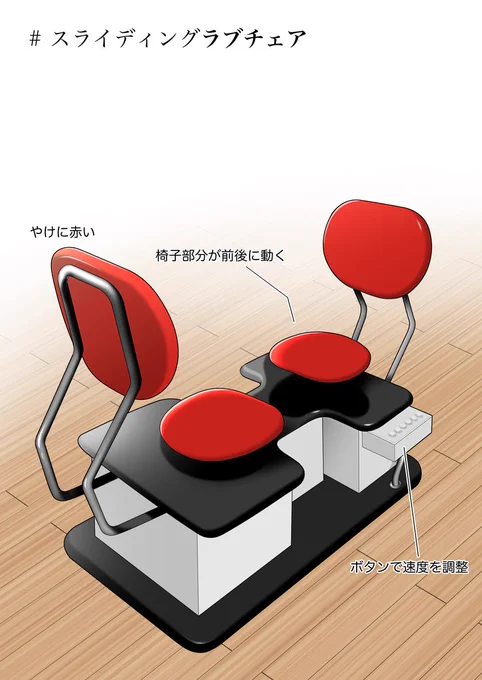 田舎のラブホで初めて出会ったエッチな椅子(再掲) 
