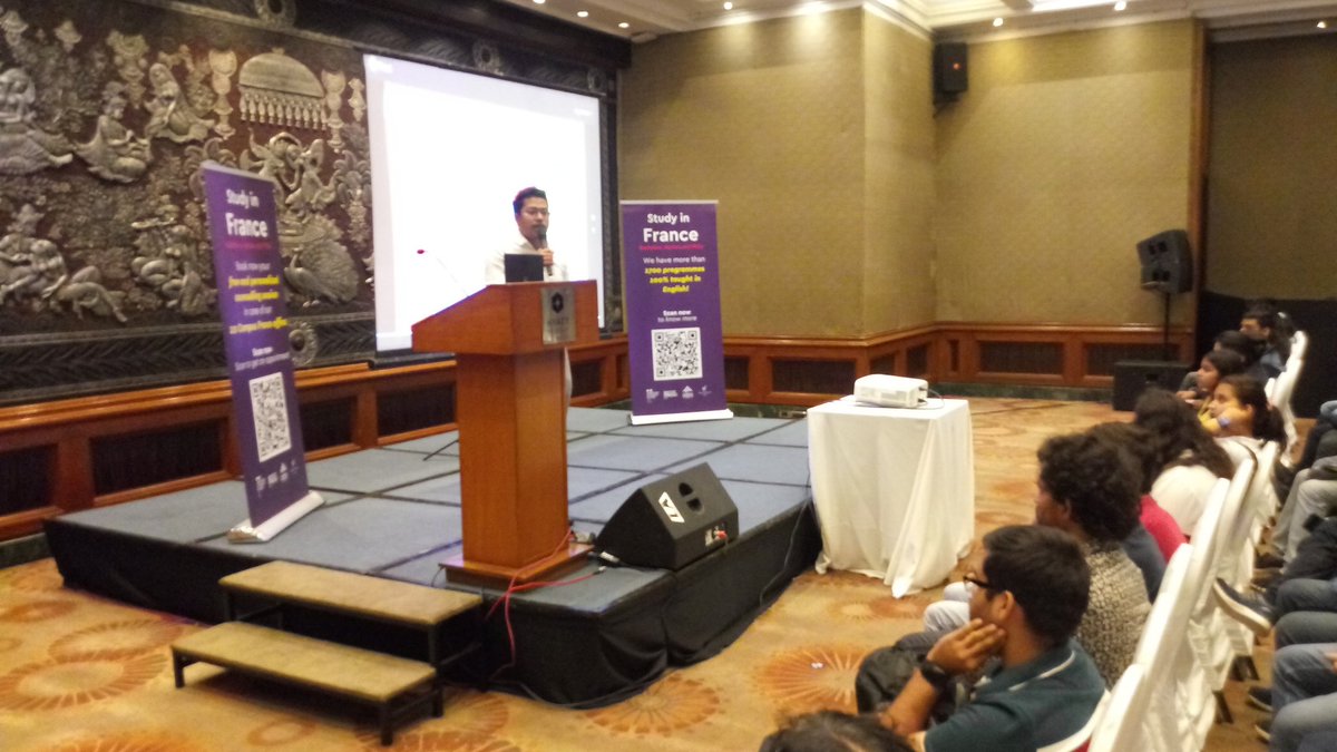 rakocevic_ivan's tweet photo. Choose France Tour 2022 in Dehli  : Information session about studying in France and busting the myths ! French is not mandatory ! Educ is highly subsidized by gvt. Ind/Fr mutual recognition diplomas agreement. Many job opportunities. World top ranked HEI. https://t.co/AISjS7b2lN