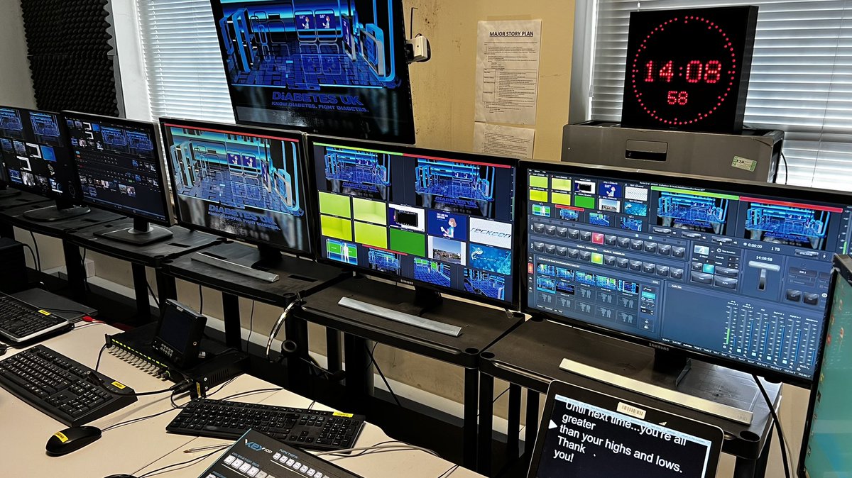 JamieloweTV's tweet image. Thank you for tuning in to the @diabetesuk #type1andtech conference. All the lovely messages are so nice to read! 

If you missed it you’ll be able to catch up soon and major thanks to @disruptiatv for providing a studio and top notch engineers to make it look so amazing!