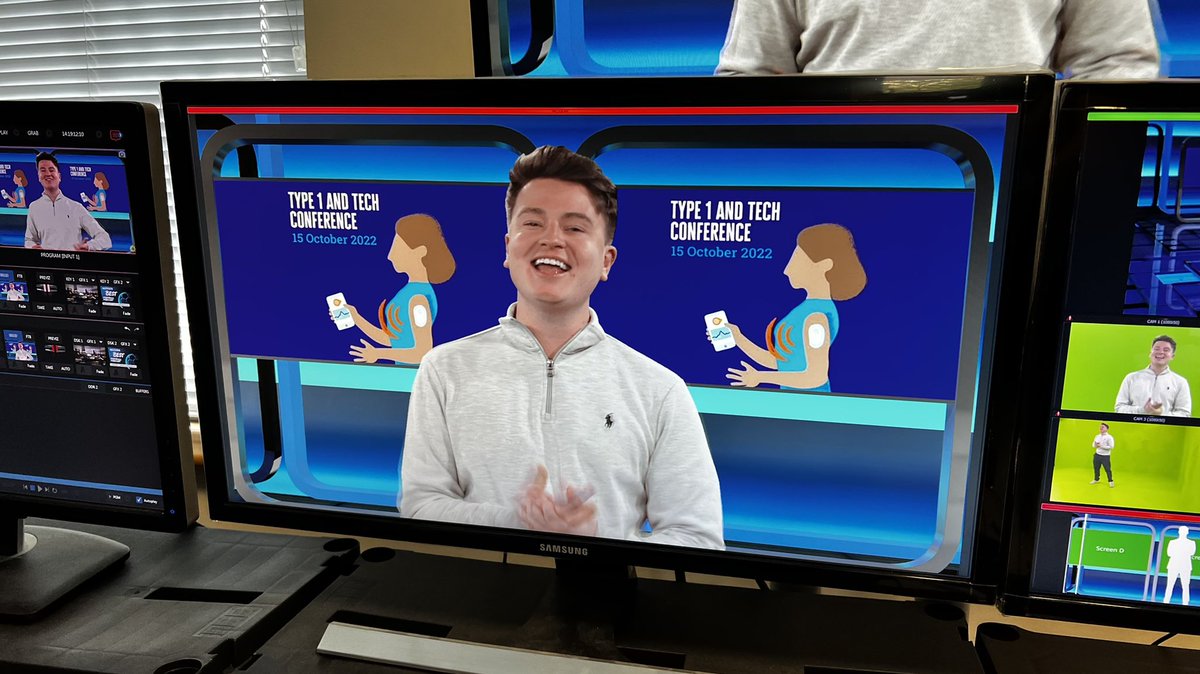 JamieloweTV's tweet image. Thank you for tuning in to the @diabetesuk #type1andtech conference. All the lovely messages are so nice to read! 

If you missed it you’ll be able to catch up soon and major thanks to @disruptiatv for providing a studio and top notch engineers to make it look so amazing!