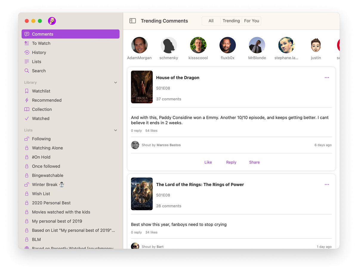 ripppleapp's tweet photo. 💻 On macOS 13 Ventura, Rippple will look and feel more at home on the Mac than ever before with a new toolbar on top, better windowing-stuff support and an improved layout. https://t.co/AB2H98HP58