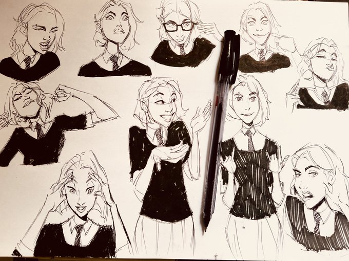 Gwen.
Quick expression practice to kickstart the day. Carpe diem people! 