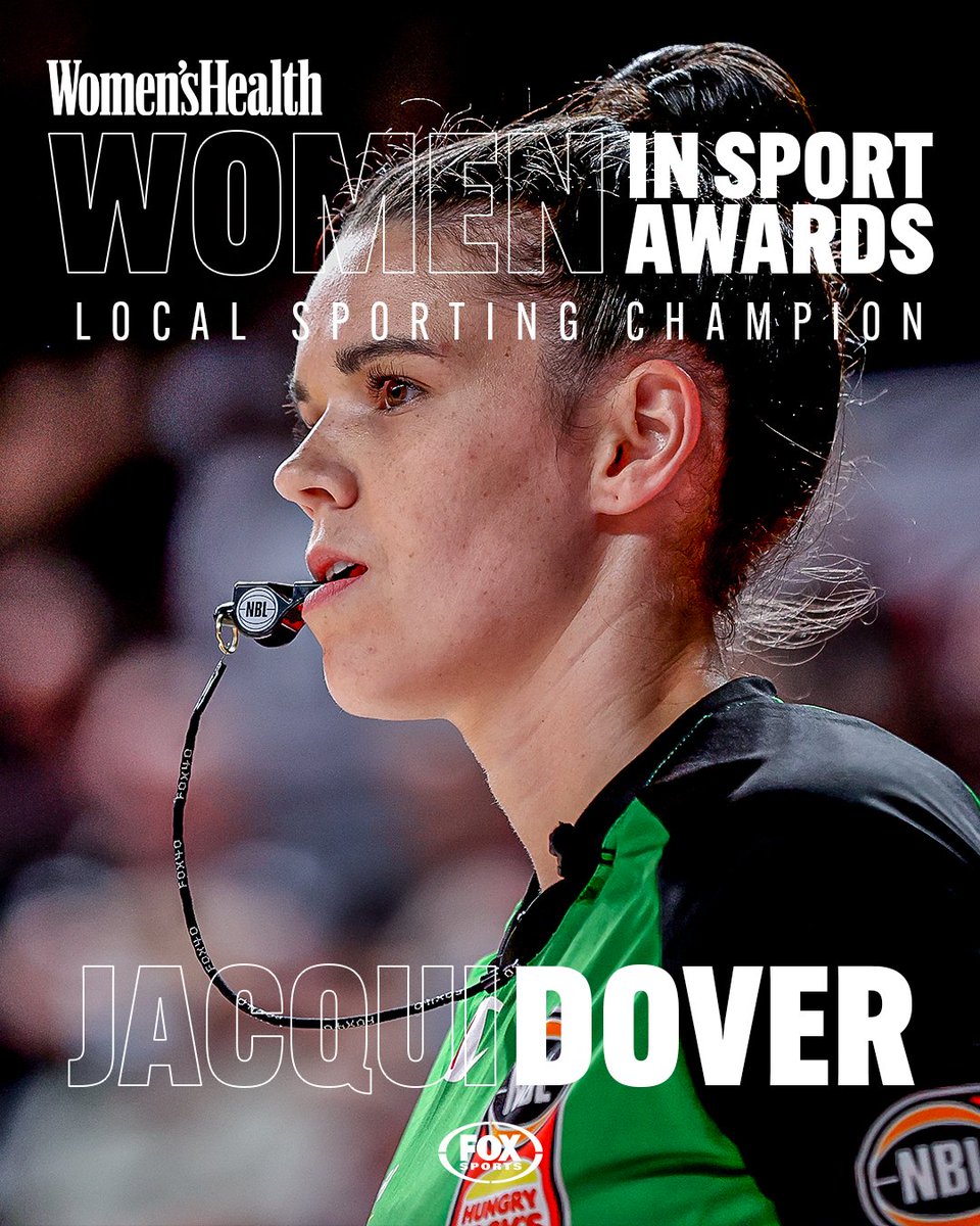 FOXSportsAUS's tweet photo. Congrats Jacqui Dover for winning the Local Sporting Champion at the @womenshealthaus Women in Sports Awards! https://t.co/VjzCnSmlYK