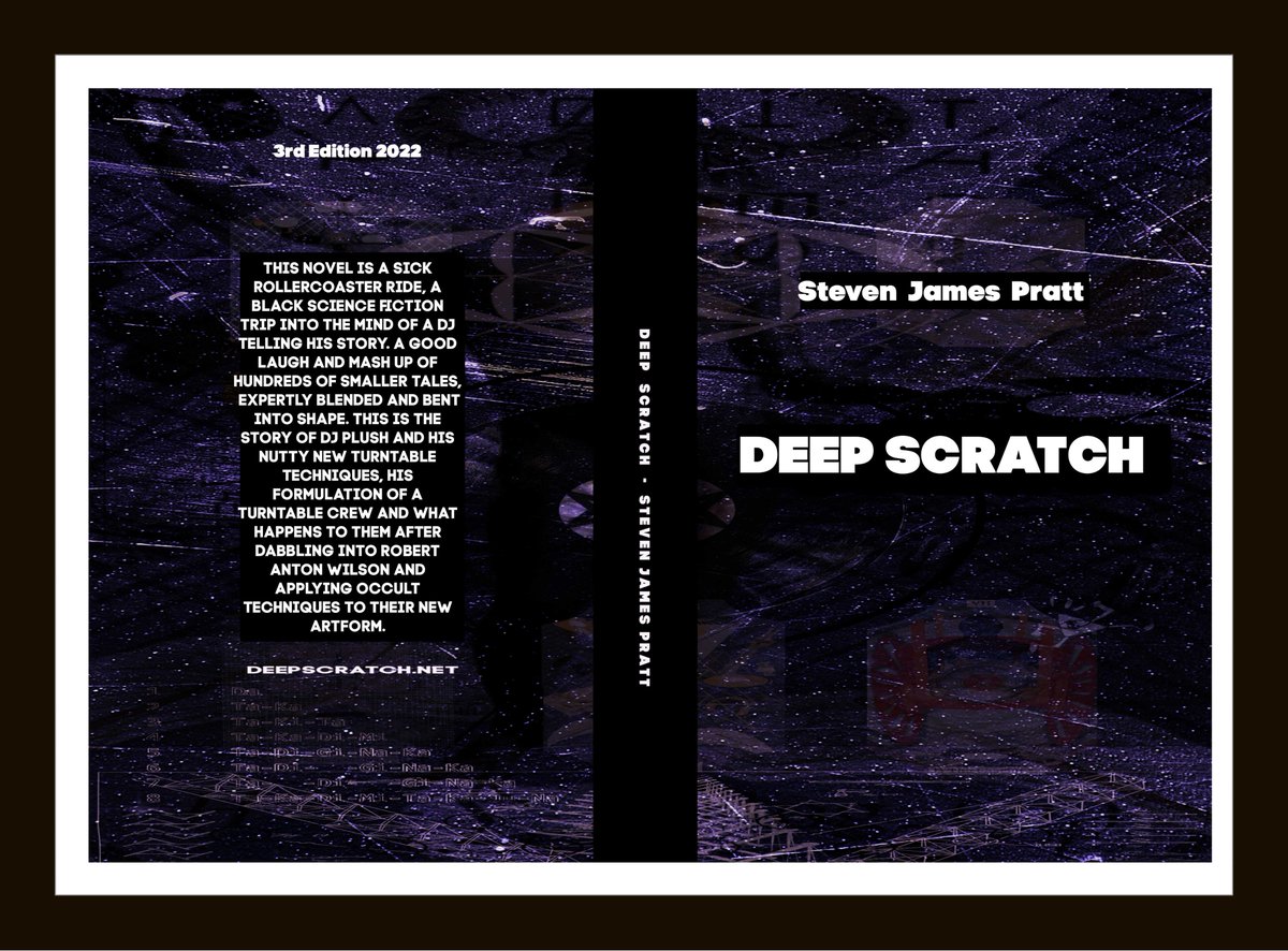 FLYAGARIC2019's tweet photo. #DeepScratch
This novel is a sick rollercoaster ride, a black science fiction trip into the mind of a DJ telling his story. A good laugh and mash up of hundreds of smaller tales, expertly blended and bent into shape.
#novel #turntables #fiction
https://t.co/3aDlLGq8WL https://t.co/gS20n2WlJi