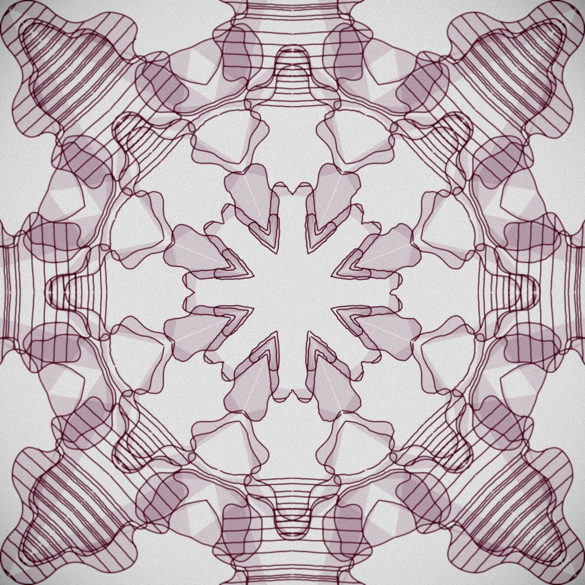 TeNinEightNFTs's tweet photo. GM sunday chillers!
Next challenge will be to have the kaleidoscope effect "seamless". Currently, there is sometimes a little gap where there shouldn't.
#generativeart #plottable https://t.co/ezau9fqo0a