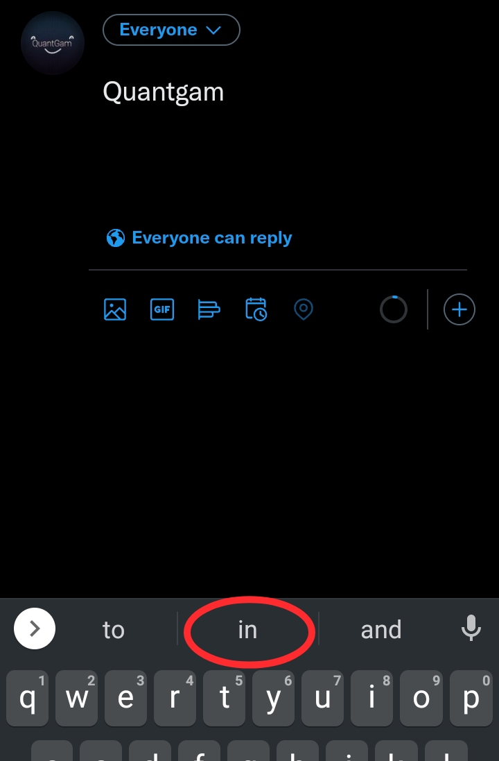 QuantGam_'s tweet photo. Type QuantGam and click the middle for 4 times, what is it? Let us know https://t.co/yeVyCVeDDX