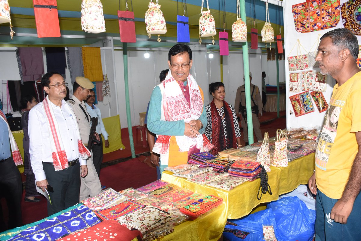 assam_ltd's tweet photo. National Handloom Expo at Khanapara Sports &amp; Cultural Organization Field Khanapara Indoor Stadium Guwahati. https://t.co/qd0BMdKgU5