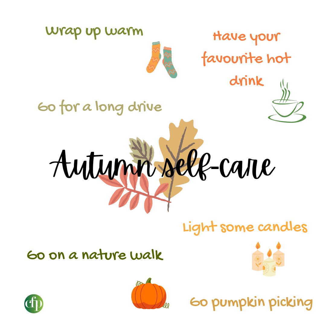 Centre4Psych's tweet photo. Have some fun with your self-care and take inspiration from the change of season! What will you do today?
#selfcare #selfcarematters #selfcaresunday #selfcareweekend #selfcareeveryday #autumnselfcare #selfcareisnotselfish #doitforyou #dosomethingforyou #takecareofyourself https://t.co/JGATmlzOxT