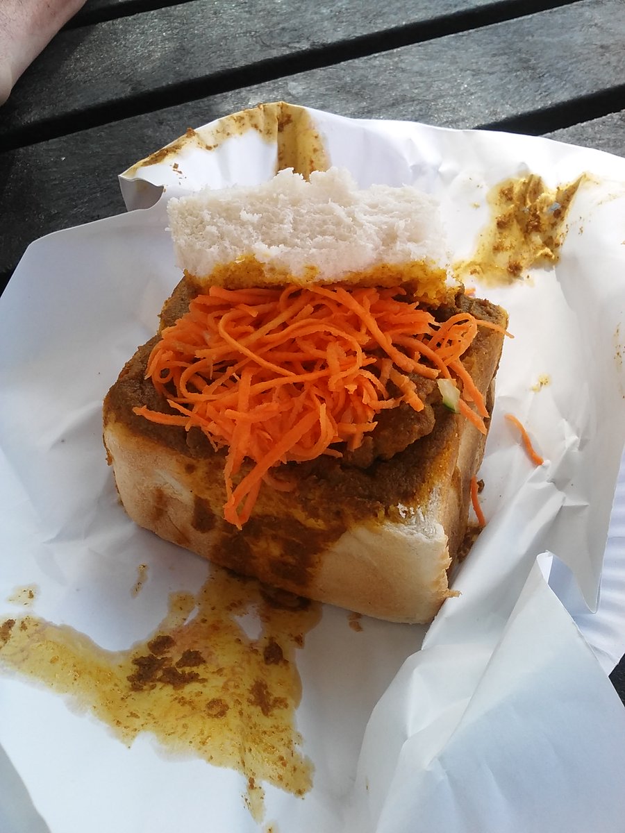 People are pleasantly surprised by the food they find in SA... Me, I am a big fan. You missed my favourite... #bunnychow