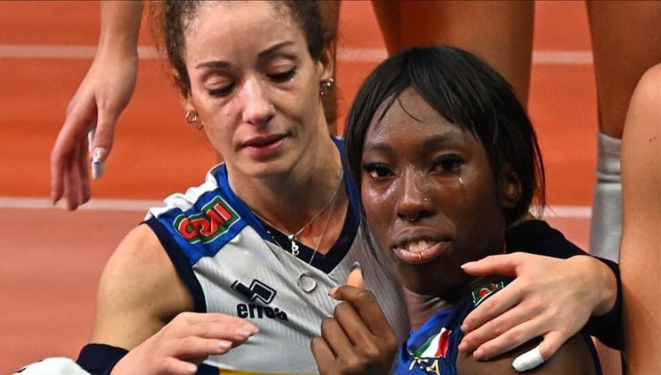 There is no place for racism. 🙅 Sending ❤️ to Paola Egonu. 

#WCH2022 #VolleyballWorldChampionship #volleyball