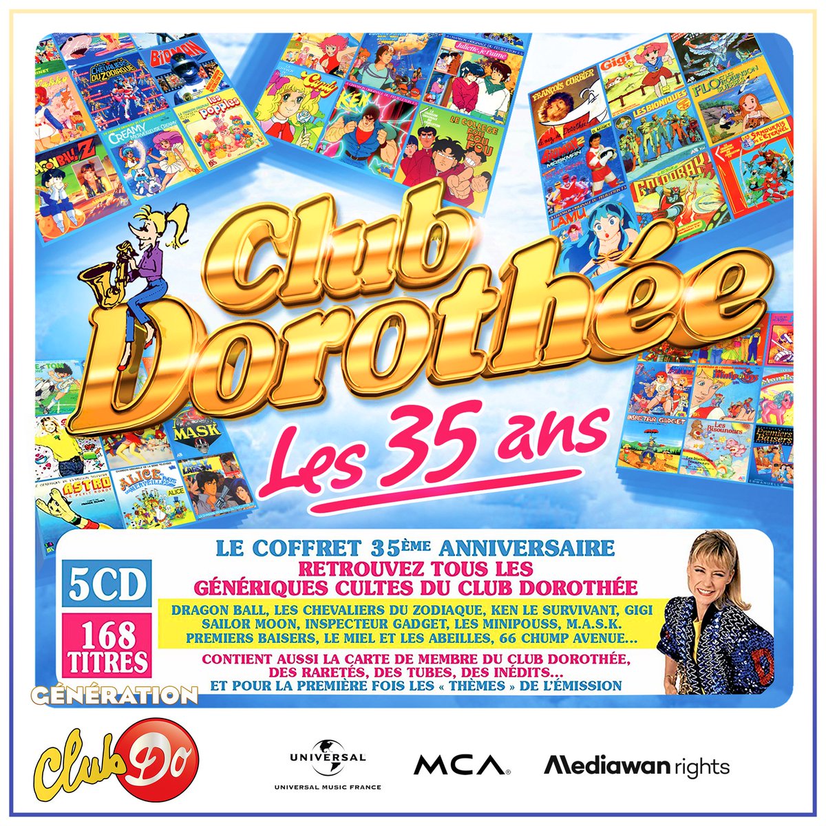 ClubDorothee's tweet image. LE COFFRET ULTIME DU CLUB DOROTHÉE :  5 CD et la réédition collector de la CARTE DE MEMBRE DU CLUB DOROTHÉE en précommande sur Amazon pour 14€99 : amzn.to/3g4Ch2l
Sortie fin novembre / début décembre 2022 #clubdorothee #clubdo #cartedemembre #collector #35ansclubdo