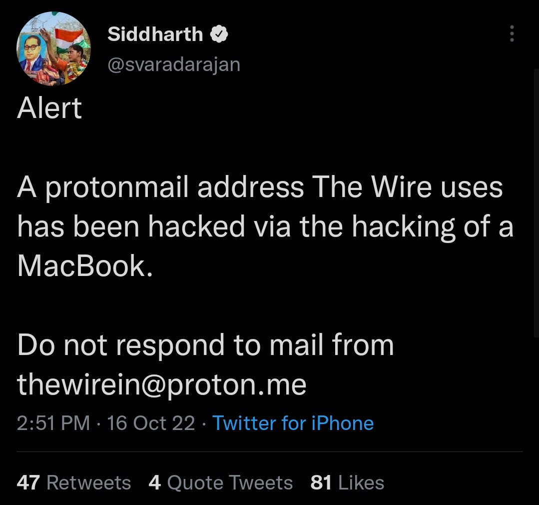 Sensei Kraken Zero on Twitter "Varadarajan posting his Ls"
