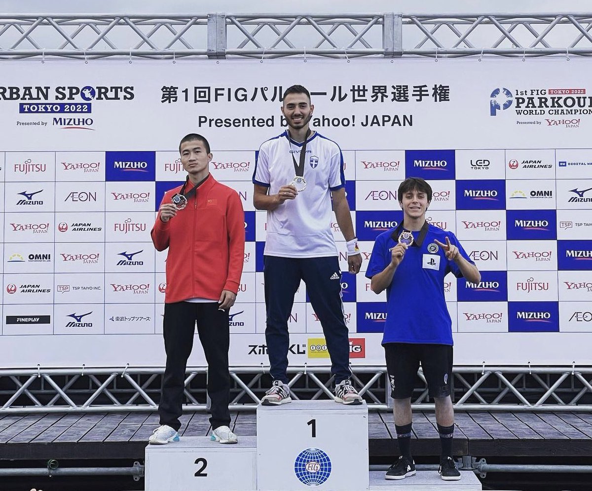 fabiocastelli_'s tweet photo. Ai primi campionati del Mondo di #Parkour a #Tokyo 🇯🇵 gli #Azzurri non mancano l’occasione e scrivono la storia con Davide #Rizzi 🥉 nel Freestyle e Andrea #Consolini 🥈 nel parkour speed. Grandi ragazzi, grande #Italia 🇮🇹 

News su @ginnasticando.it https://t.co/MPOUkX13Ba