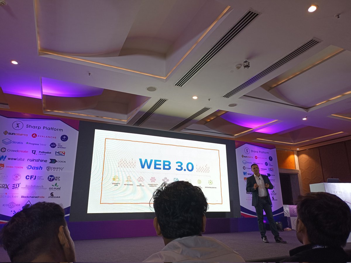 prekshya_bhatta's tweet photo. Web 3.0 @mcbeniwal #CSharpCorner #CsharpCon22 #SharpPlatform https://t.co/eniXoKcOSa