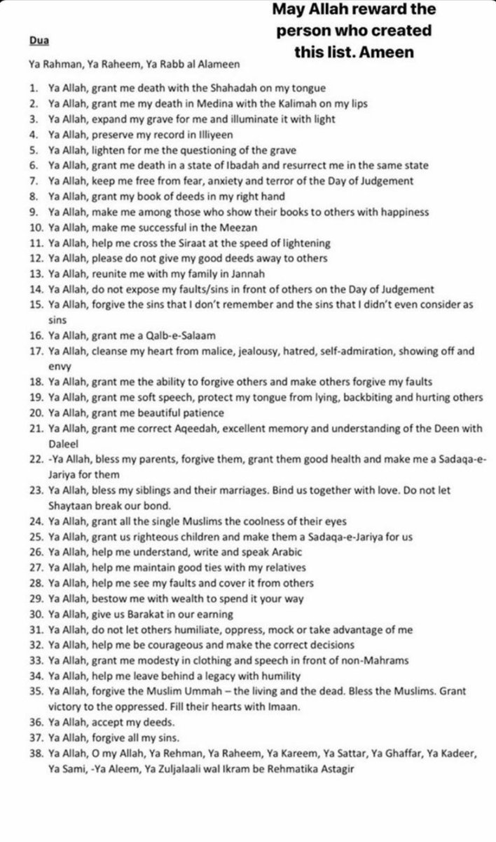 swacinta's tweet photo. Beautiful list of Doa 🌸 https://t.co/lAOApHBQLj
