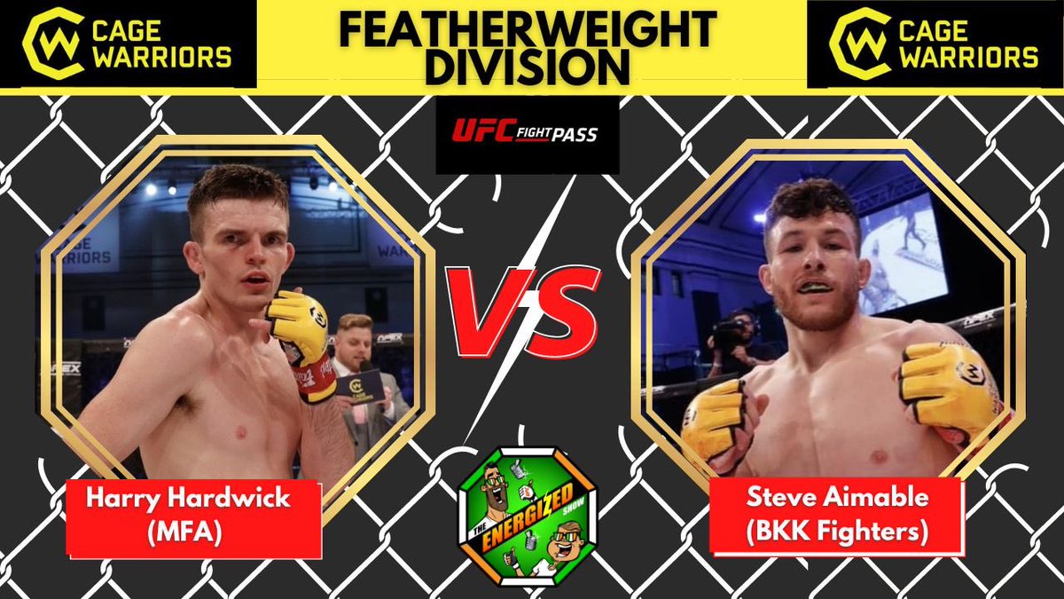 Energized_Show's tweet image. Energized’s “The Face Off” with @HarryHardwick94 vs @Aimable455 is live👊🎙

🎥 YT : youtu.be/iWk-MyTeNnQ

All on their @CageWarriors 145 fight, A title shot being next &amp;amp; more mma craic💯

Check it out &amp;amp; Stay Energized⚡️

#CW145 #CageWarriors #HarryHardwick #SteveAimable #MMA