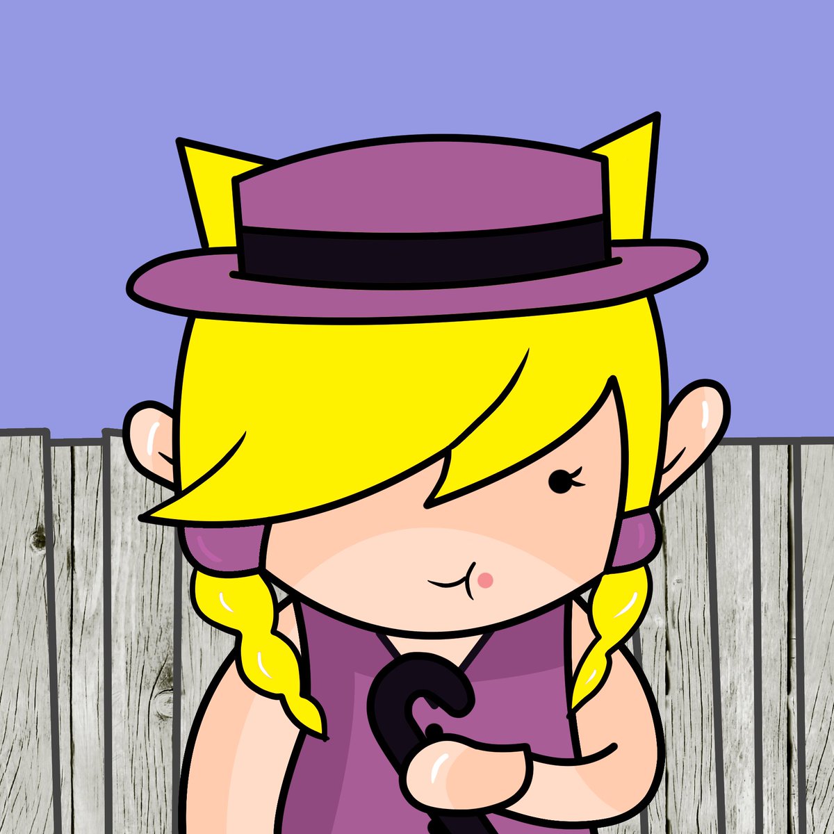 Today is Global Cat Day! 🐈 

Here's Betty dressed as Top Cat .. do you have a Top Cat in your life?!

#alphabettydoodles #globalcatday #topcat