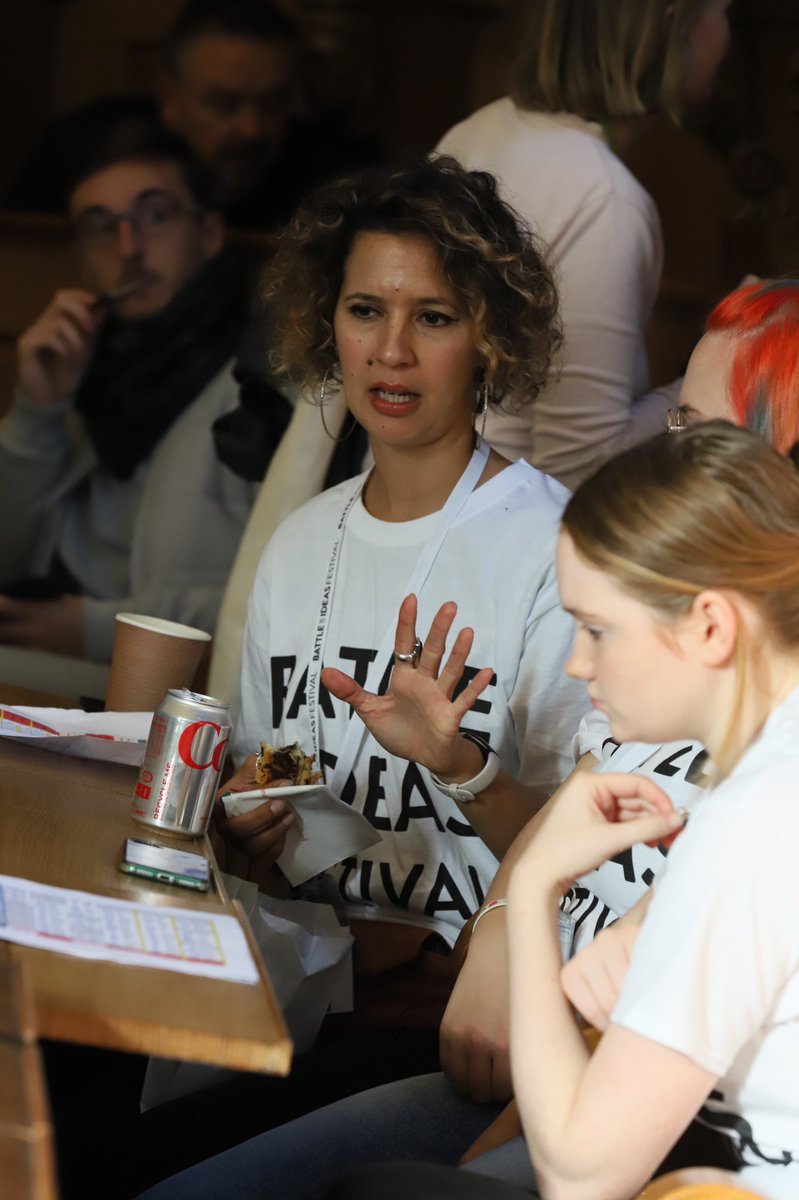 Let the Battle recommence! #battlefest <a href="/acadofideas/">Academy of Ideas</a> Brilliant volunteers ready to say hello.