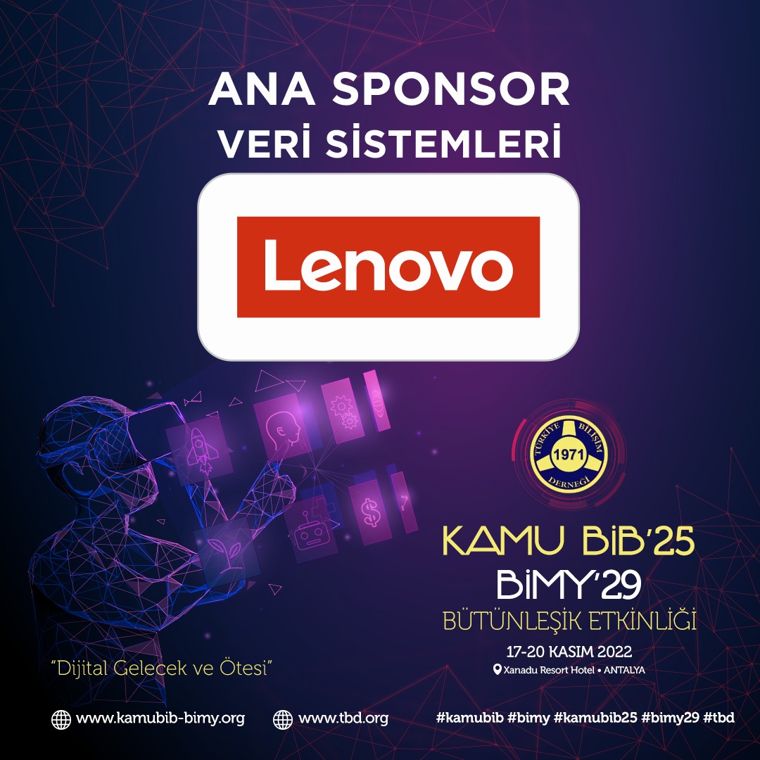 tbdmerkez's tweet photo. Geleneksel, Sürekli, Kaliteli, Sinerjisi Yüksek, Raporları ve Katılımcı Sayısı ile her zaman lider olan, Kamu-BİB’25 ve BİMY’29 Bütünleşik Etkinliğimize Veri Sistemleri Ana Sponsoru olan Lenovo’ya teşekkürler…
#kamubib #bimy #tbd #kamubib25 #bimy29 #Lenovo https://t.co/PXjmmPPiv8