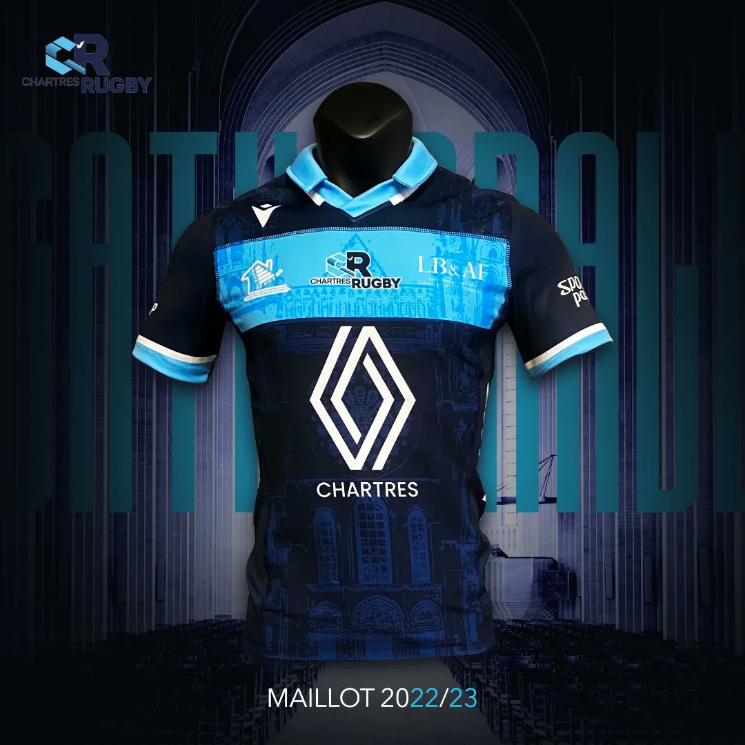 🏫 La cathédrale de #chartres mise à l'honneur sur le nouveau maillot du C'Chartres Rugby

Toujours un plaisir de collaborer avec <a href="/SPORTSCOPASSION/">SPORTS CO PASSION</a>, un grand merci pour la confiance! 🙏

#cathedraledechartres #chartresrugby #sportscopassion #rugby #maillot #maillotrugby #romoosh