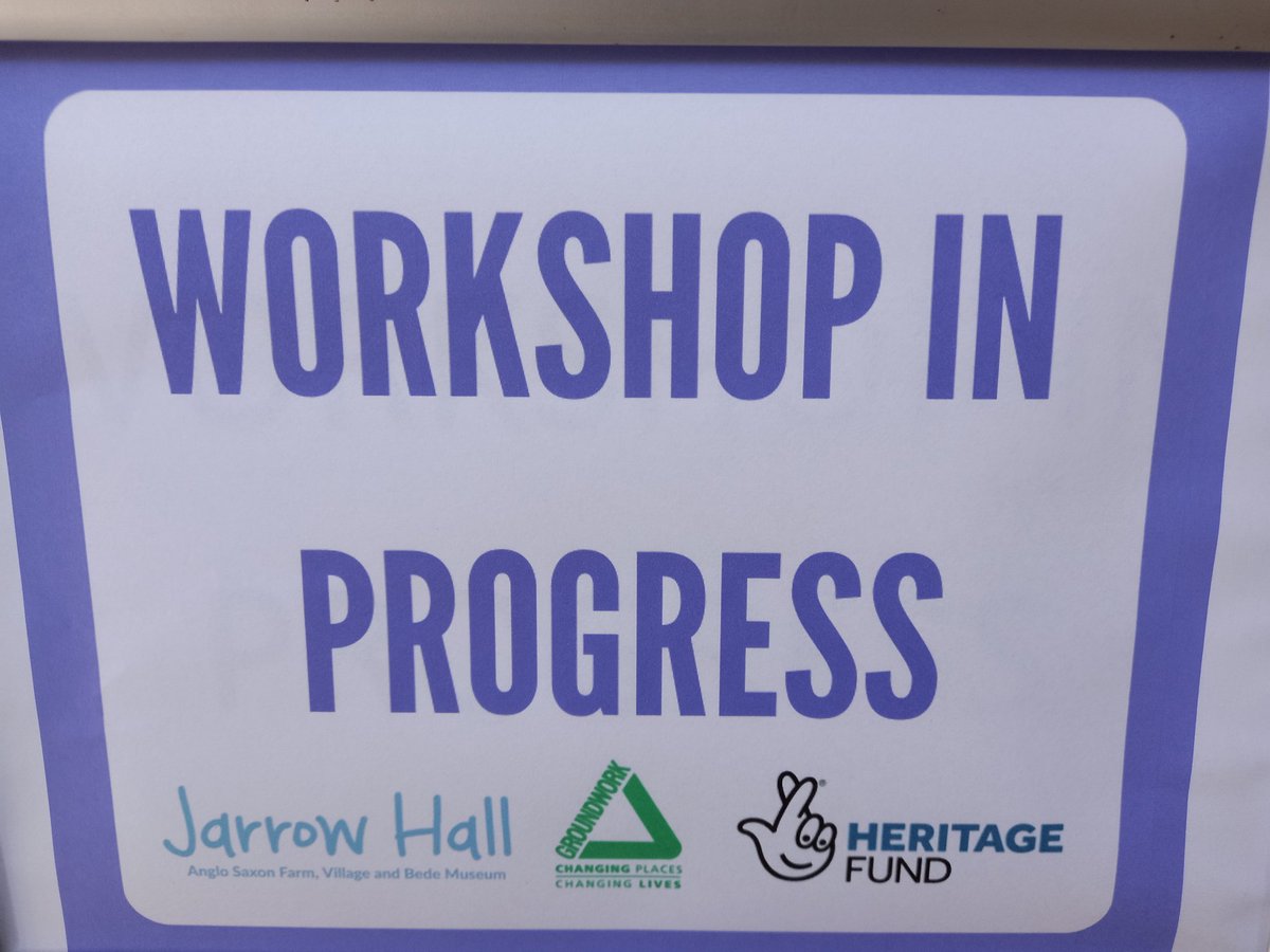 JarrowHall's tweet photo. Our Anglo-Saxon Leatherwork workshop, part of Skills from the Past for the Future project has started! This fantastic project has been funded by @HeritageFundUK 

#TraditionalSkills #HistoricSkills #Leatherwork #EarlyMedieval https://t.co/mjWPRXcy0L