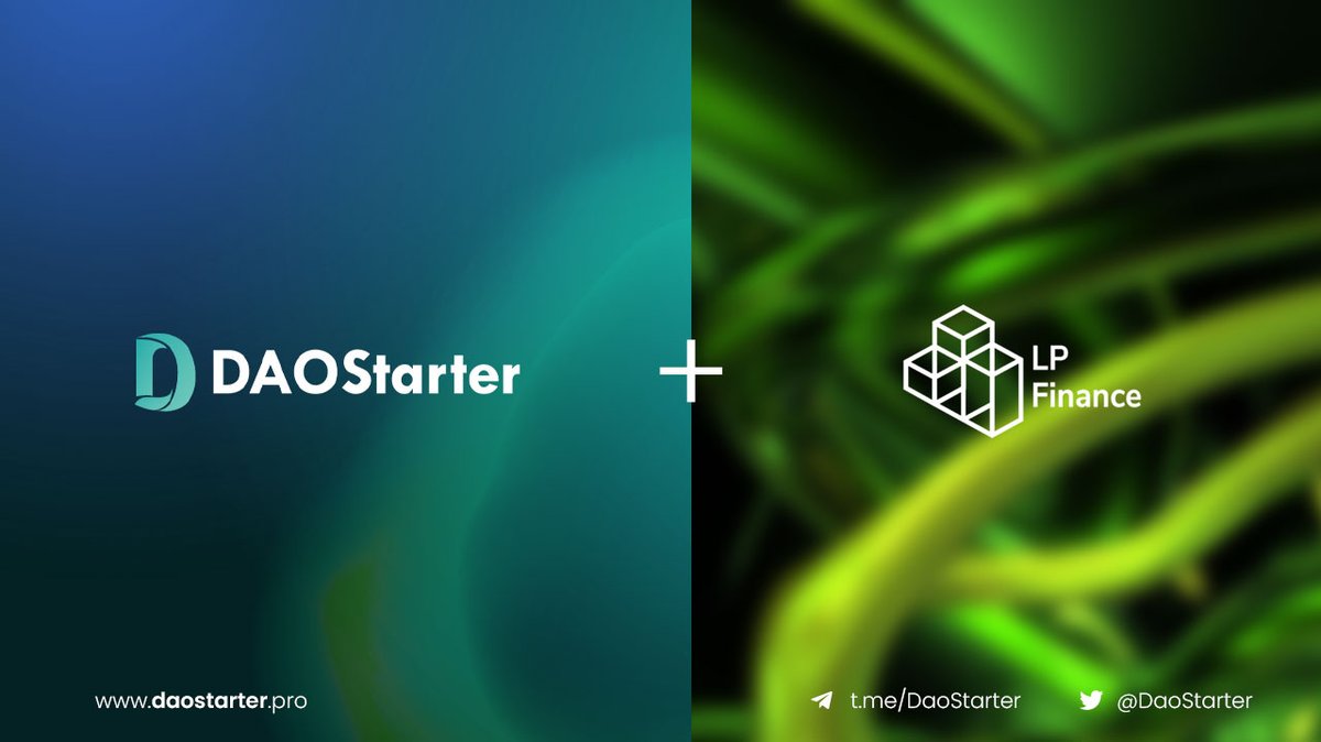 AltsGemExplorer's tweet photo. Another Great news guys, @DaoStarter has announced the partnership with @LPFinance_ 🔥🔥

We will support its public sale in October. LFG!🚀

#IDO #LPFI #Solrazr #Crypto https://t.co/4QRiANTRRe