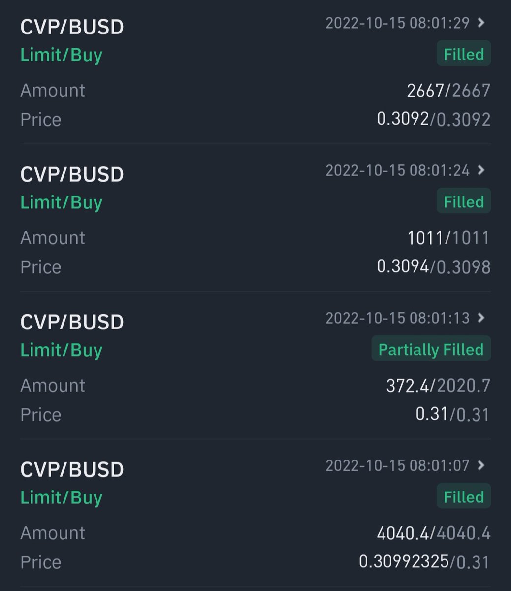 AyanTrayan's tweet photo. Dün 8k #CVP aldım 0.31 den. 0.81 den satış gelmiş. Temiz 4x yaptı. Paylaşım yapmadım kusura bakmayın.
#Bitcoin #Binance #BTC https://t.co/rVaWoNEYJ5