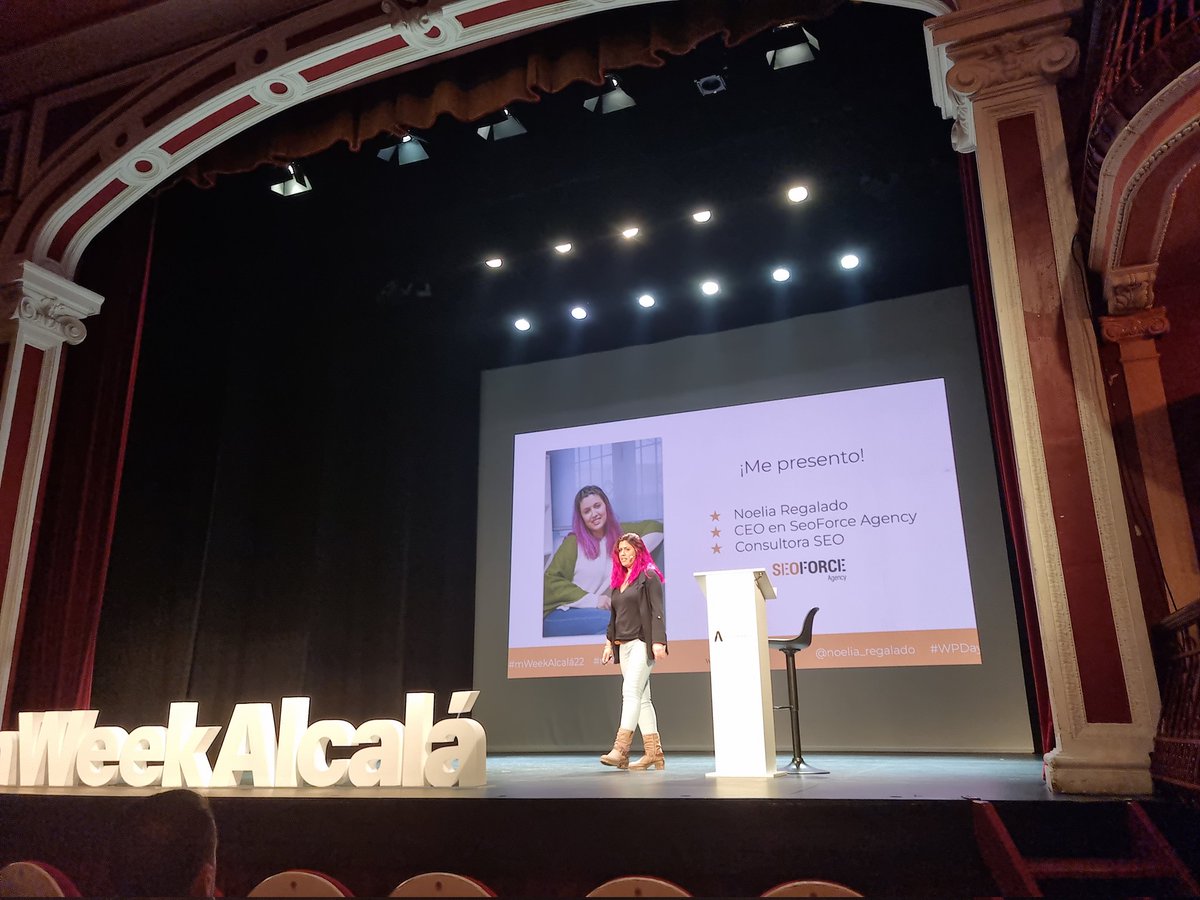 jorgeprat_'s tweet photo. MobileWeekAlcala migración SEO con Noelia Regalado #wordpressday #mWeekAlcala22 https://t.co/4aVoOhpnCJ