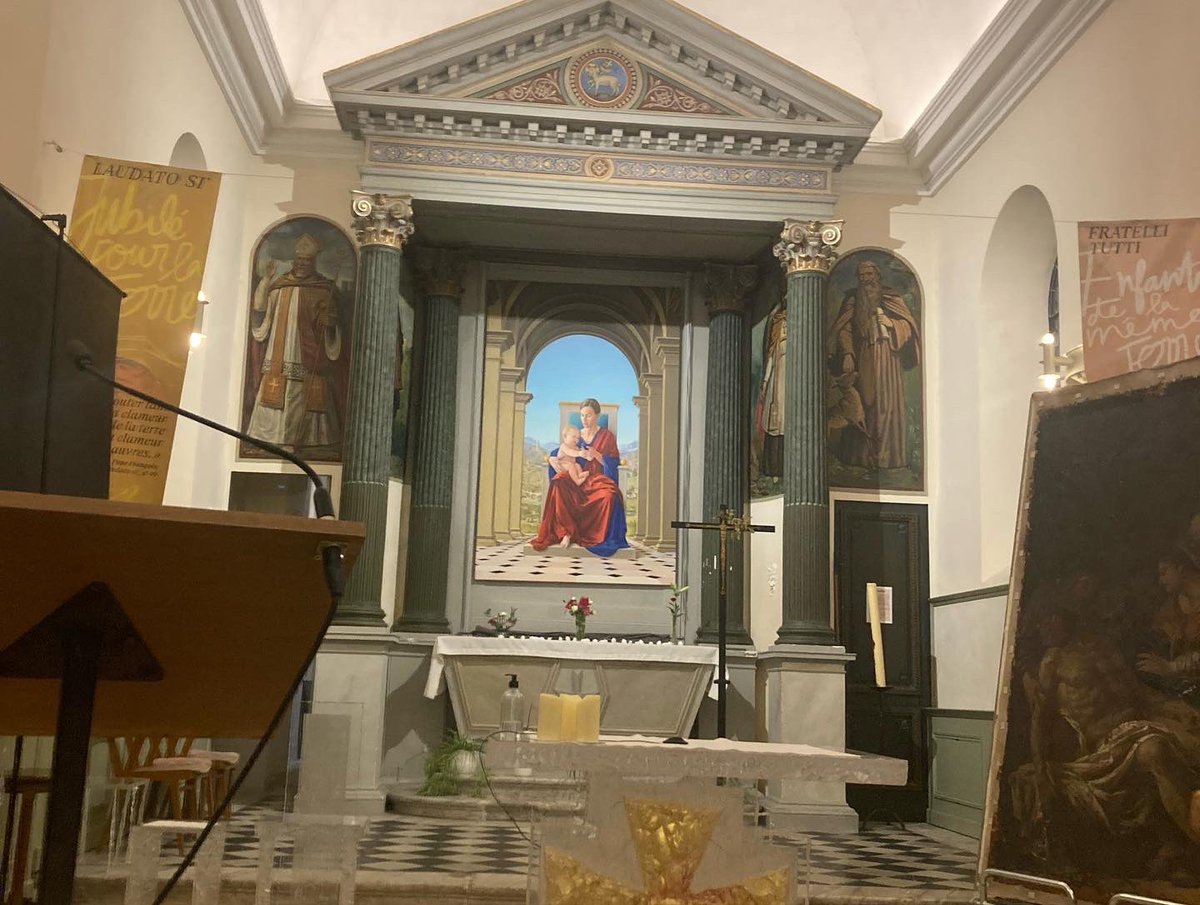 ArnaudVdie's tweet photo. Quelle soirée magique organisée par @FormeetCouleur pour redécouvrir Marie aux pieds nus en musique baroque. Quel voyage ! Merci encore Jacques et à l’atelier baroque. 😘 à ceux qui sont venus de plus loin assister à ce moment d’exception @F_Lecoufle et @V_Bedu #Périgny #Culture https://t.co/Fj92mZ9scL