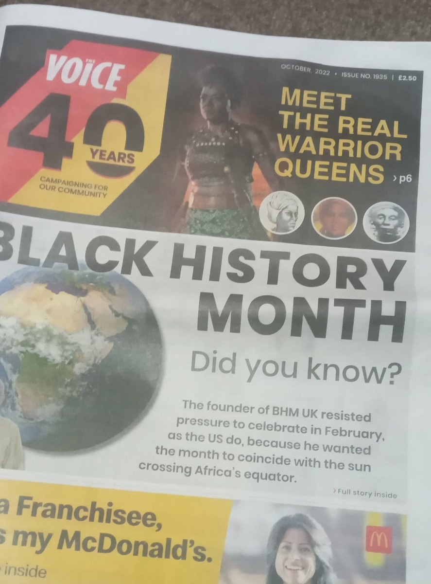 NEW: Black parents and Campaigners are calling for more black books to be placed in public libraries ro reflect the local communities they serve. 

My piece is in the October issue of <a href="/TheVoiceNews/">The Voice Newspaper</a> 

Thanks to the beautiful <a href="/diverseedu/">Maame Prempeh</a> for speaking to me.