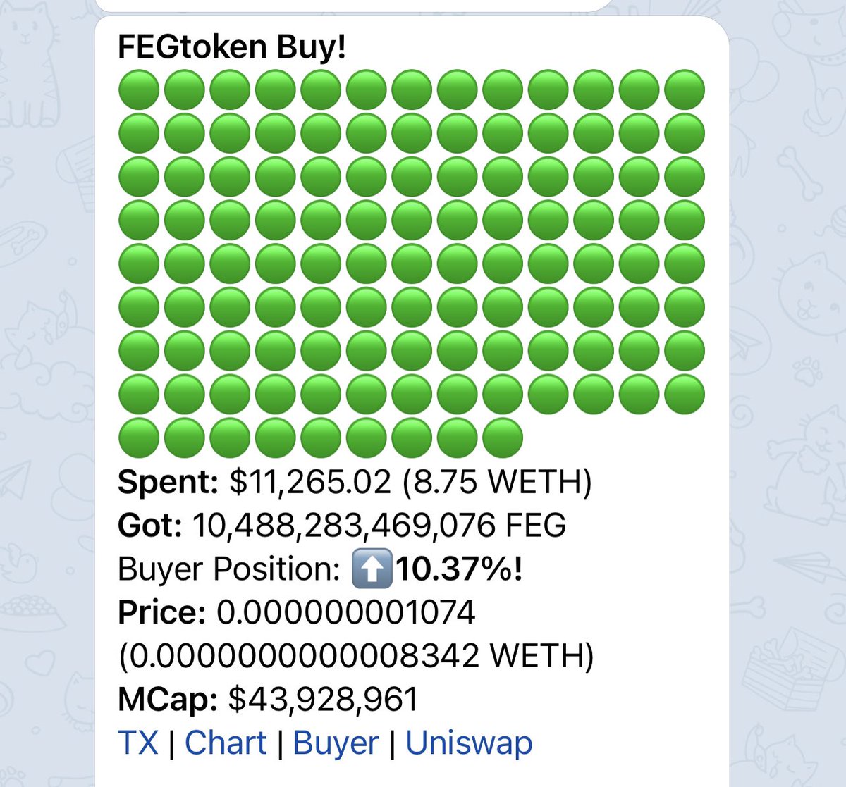 cryptoFEGex's tweet photo. Don’t sleep on $FEG !!!! 🚀🚀🚀🚀 

The future of #DeFi !!! https://t.co/lnzsODNQVK