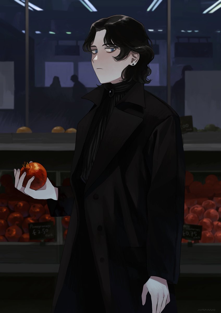 KaworuNakano's tweet photo. 【02】The evening, at the supermarket

#創作 https://t.co/HFnCWj2BMz