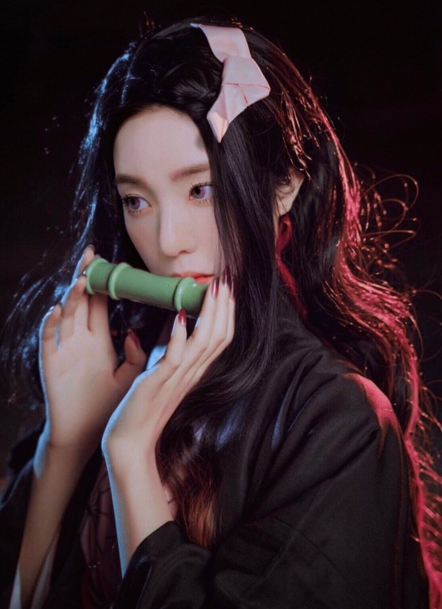 irechive's tweet photo. #아이린 #IRENE x Demon Slayer Nezuko https://t.co/lseL8DYIio