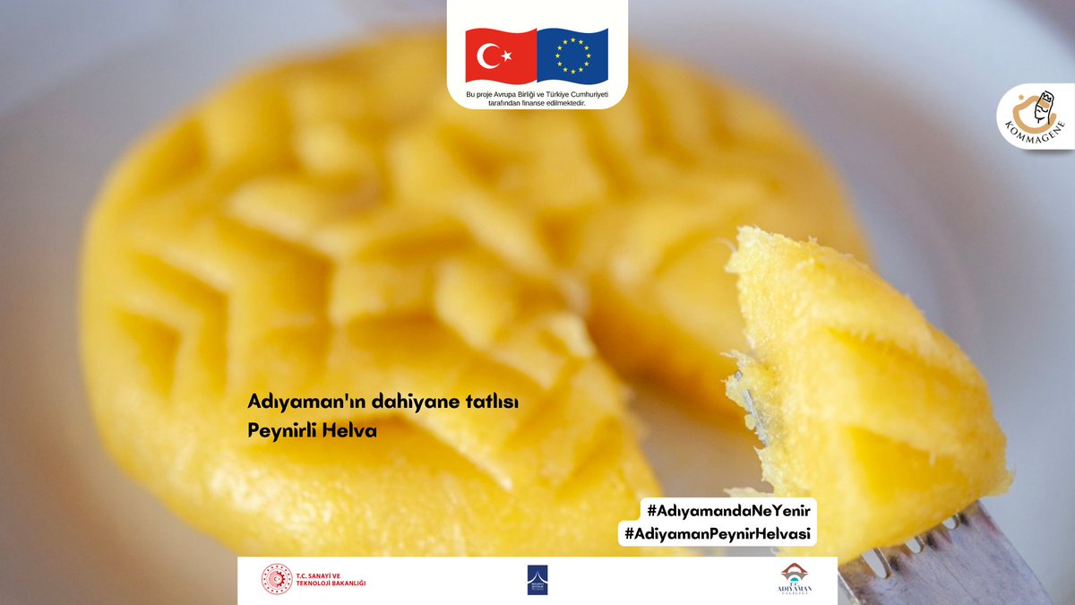 Adıyamana geldiğinizde pek çok lezzet ile karşılaşabilirsiniz. Ancak yapımı kolay, sonucu efsanevi olan peynirli helvasını yemeden dönmeyin.
#Adiyaman #AdiyamaniKesfet #Kommagene #AdiyamandaNeYenir #AdiyamanPeynirHelvasi
#BugünNeYesem #VisitCommagene #ExploreCommagene