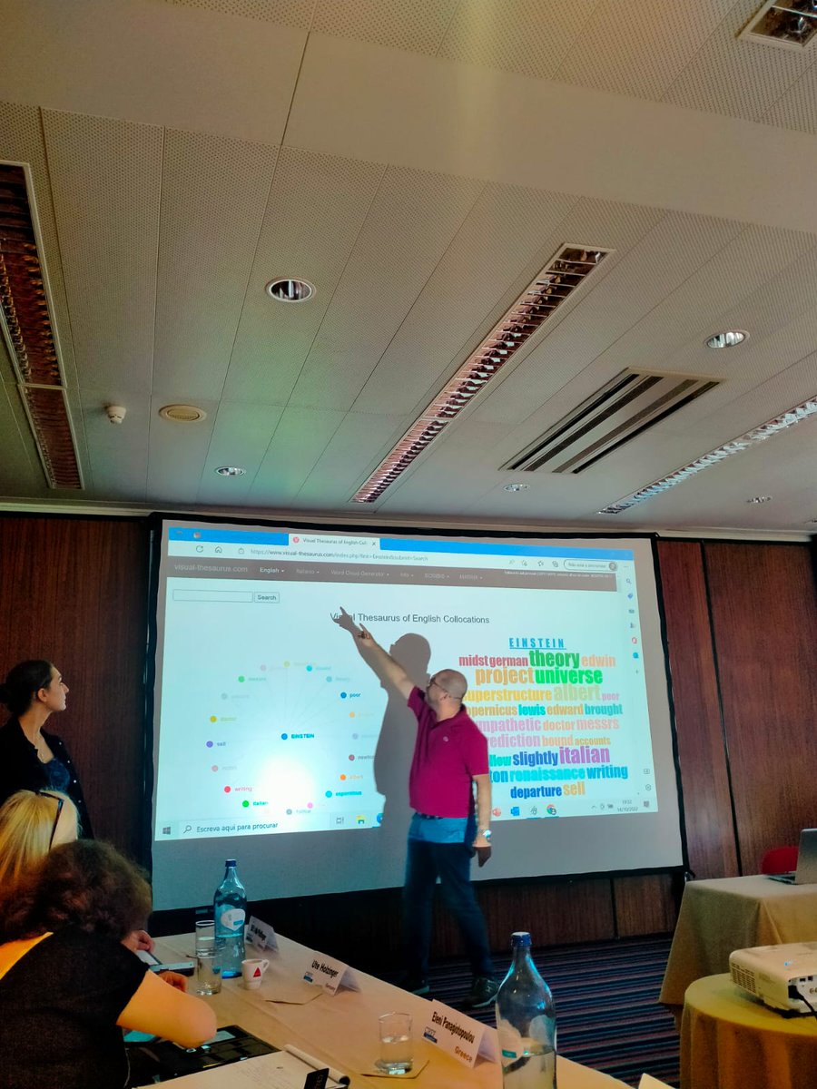 cepsantacruz's tweet photo. Mobility in Portugal: Day 5 Presenting engaging learning activities If you could travel in time, where would you meet Albert Einstein and what would you ask him?
#ErasmusPlus
#CLFutureClassroom @colegioelcabo @ceiparaya
@EducacionCan @OPEECanarias @sepiegob https://t.co/ykog6ZiQfv