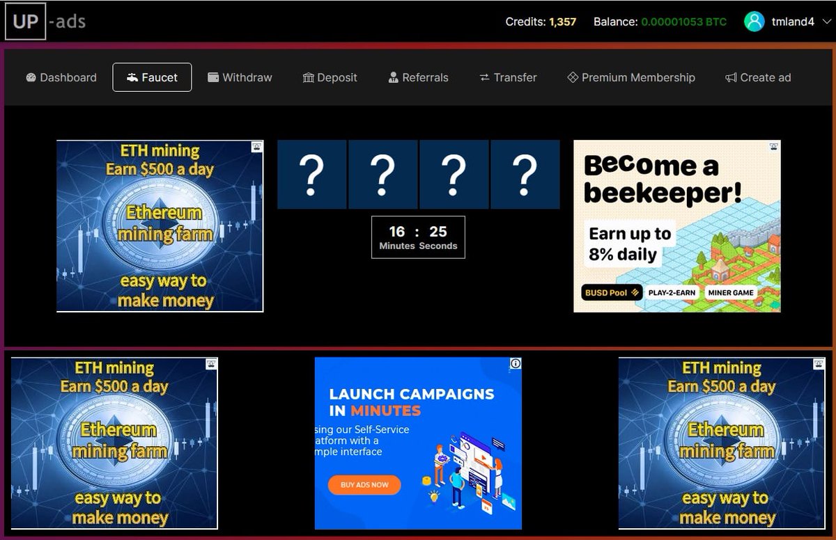 AirdropKids's tweet photo. ‼️Easy and Simple Faucet Mining " UP-ads "
🔥it is sooooooo simple.
🔥We can create a lifetime ad for any website
💰Maybe, UP-ads BTC Faucet mining is more good than others.
👉Link: https://t.co/2HYRw6bCQw
#upads #cryptotap #btc #airdrop #mining https://t.co/HZquVhxE0c