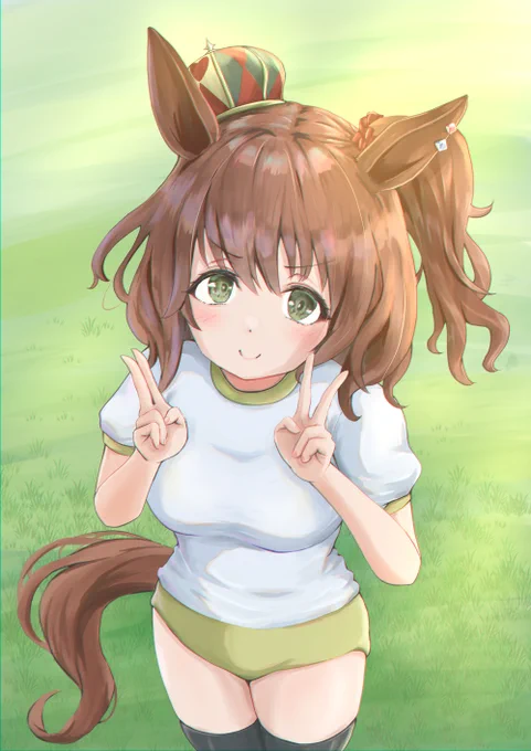 ドヤ顔のマーちゃん (ゼッケン無しバージョン)#ウマ娘 #アストンマーチャン 