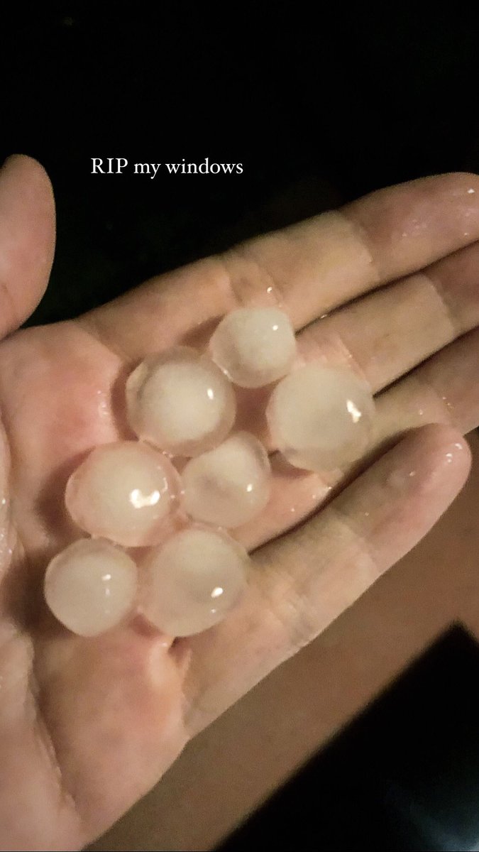 Marble-sized hail in Scottsdale #azwx
