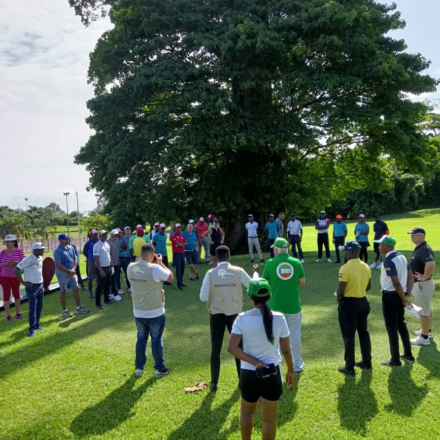 La comunidad golfista de Malabo, festejó los 54 años de Independencia Nacional, con un Torneo especial de golf cómo todos los años. Gracias a todos por participar y disfrutar de un día conmemorativo para #GuineaEcuatorial
<a href="/EdgardMbela/">Edgard Mbela</a> <a href="/GabrielObiang/">Gabriel Mbaga Obiang Lima</a> <a href="/mechaap/">Mechaap</a> <a href="/EcobankGQ/">Ecobank Guinea Ecuatorial</a> <a href="/soeguibe/">SOEGUIBE S.A.</a>
