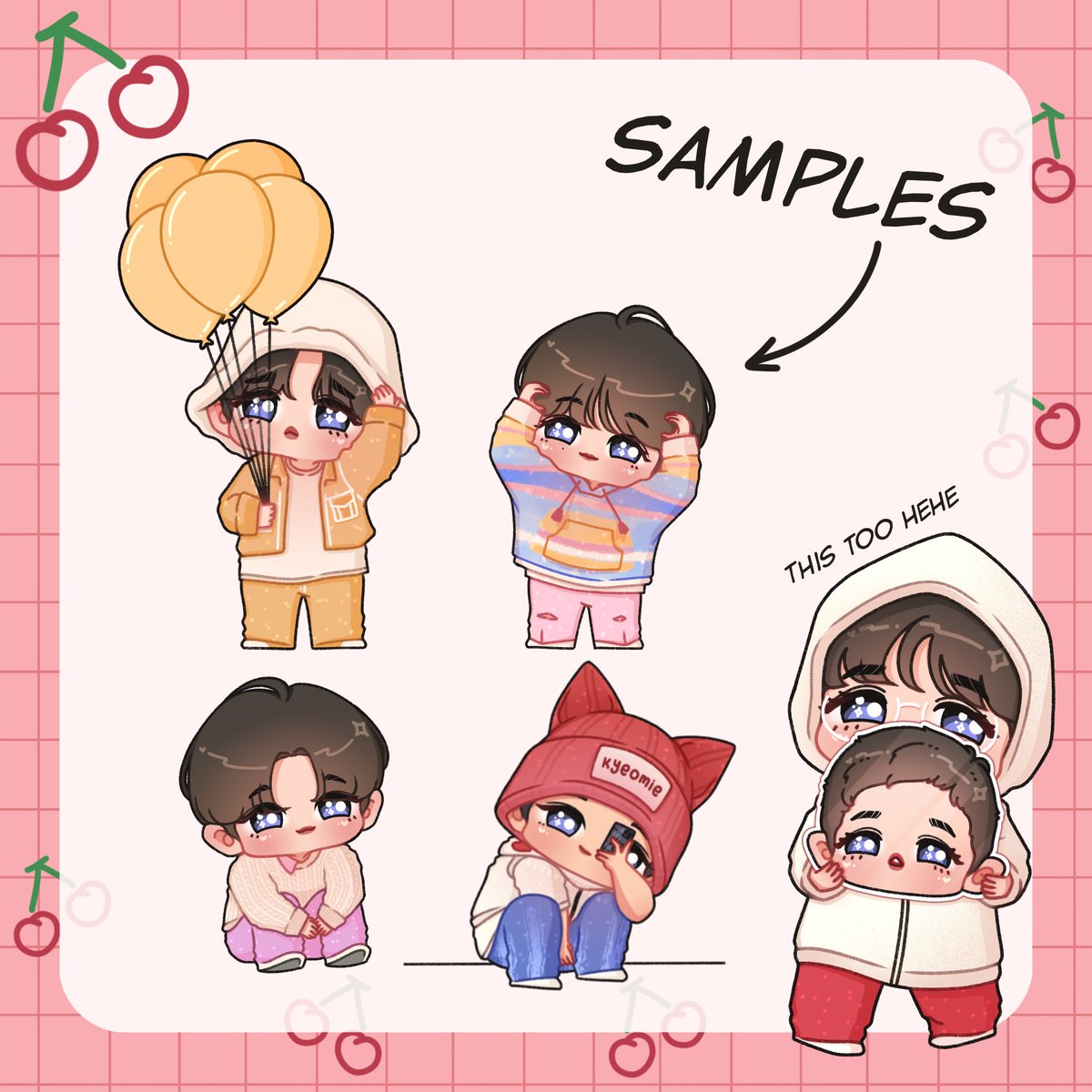 goldeuhandseu's tweet photo. 🍀 RT and shares are appreciated 🍀

Halo~ Aku open commission chibi style baruuuu hihi 🤩

Menerima gambar chibi cowo cewe kpop/gepeng/OCmu bebas apapun fandomnya 😚 Mau bikin freebies konser atau merch event? Atau komersil? Boleh banget! 😌

DM me if you’re interested! 🥰❤️ https://t.co/CCtbDuXn5I