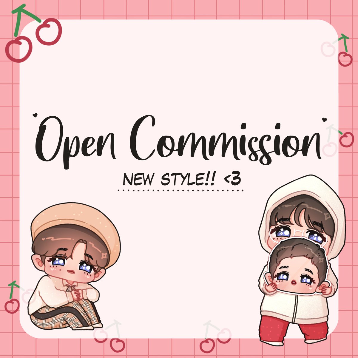 goldeuhandseu's tweet photo. 🍀 RT and shares are appreciated 🍀

Halo~ Aku open commission chibi style baruuuu hihi 🤩

Menerima gambar chibi cowo cewe kpop/gepeng/OCmu bebas apapun fandomnya 😚 Mau bikin freebies konser atau merch event? Atau komersil? Boleh banget! 😌

DM me if you’re interested! 🥰❤️ https://t.co/CCtbDuXn5I