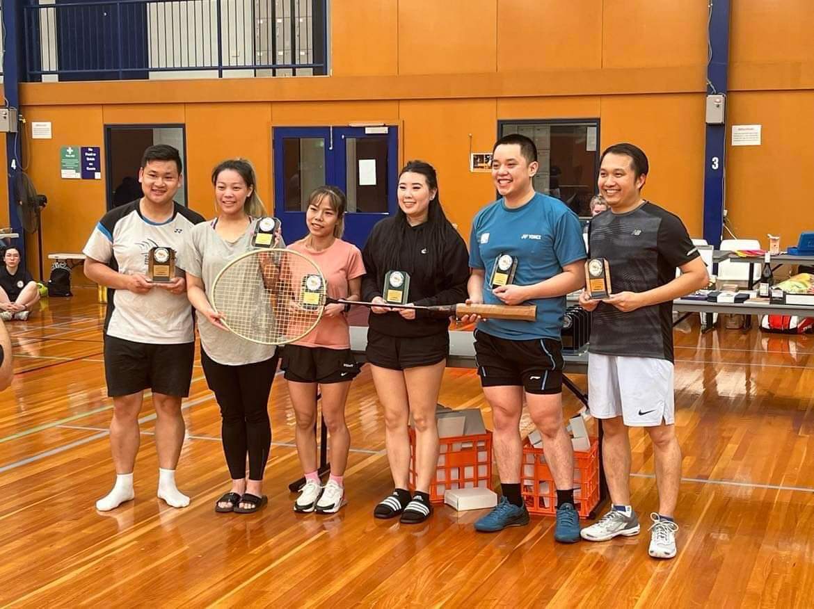 Pwill59354035's tweet photo. Last minute badminton comp decision ends with a dub! https://t.co/IIaVEhfz00