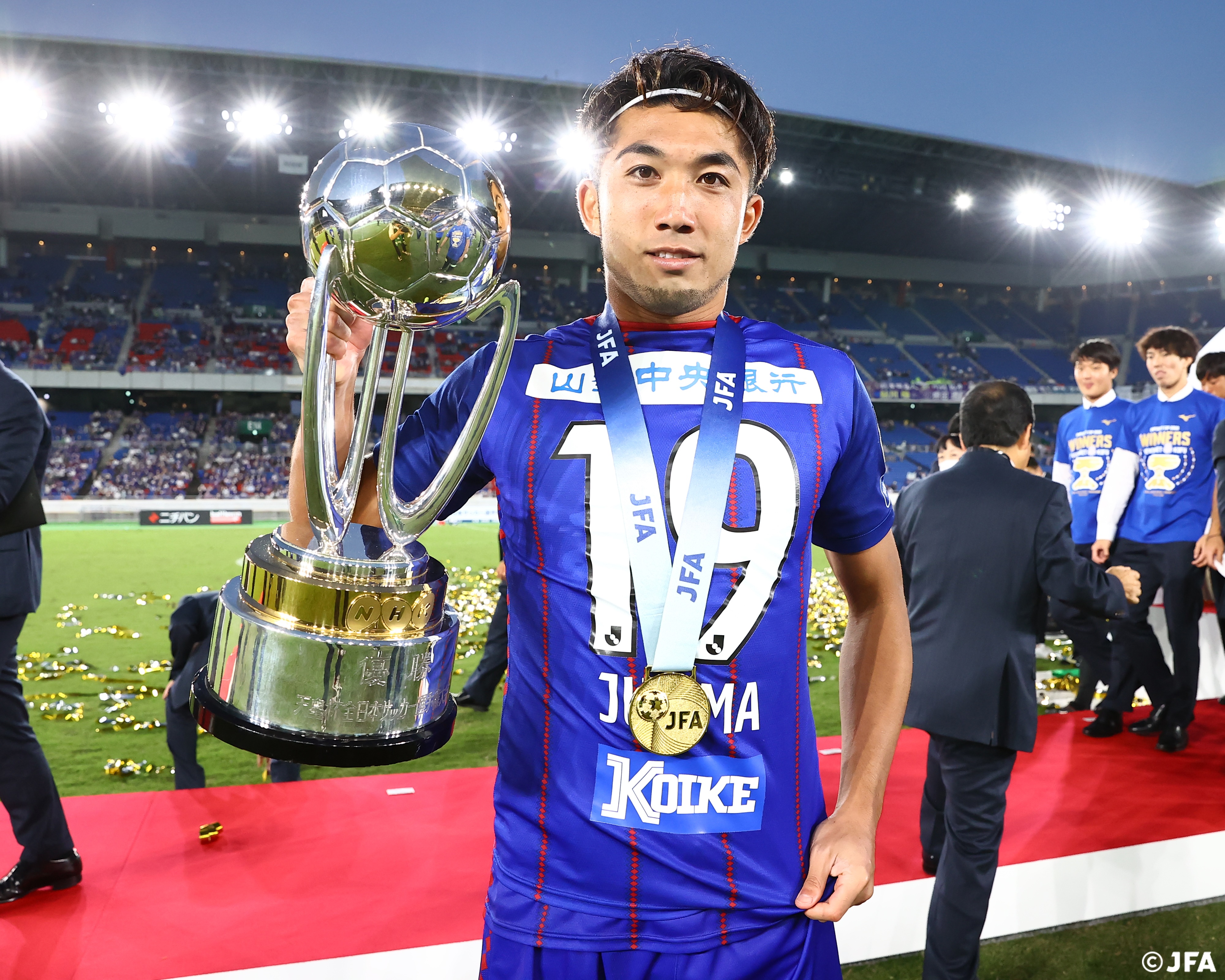 第65回 天皇杯全日本サッカー選手権大会 準優勝メダル