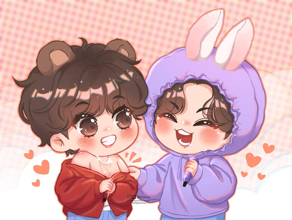 「#taekook #국뷔 #태국 #kookv #kooktaePULL    」|Piuuvy⁷ 🐻 TAEKOOK DAY🔥のイラスト