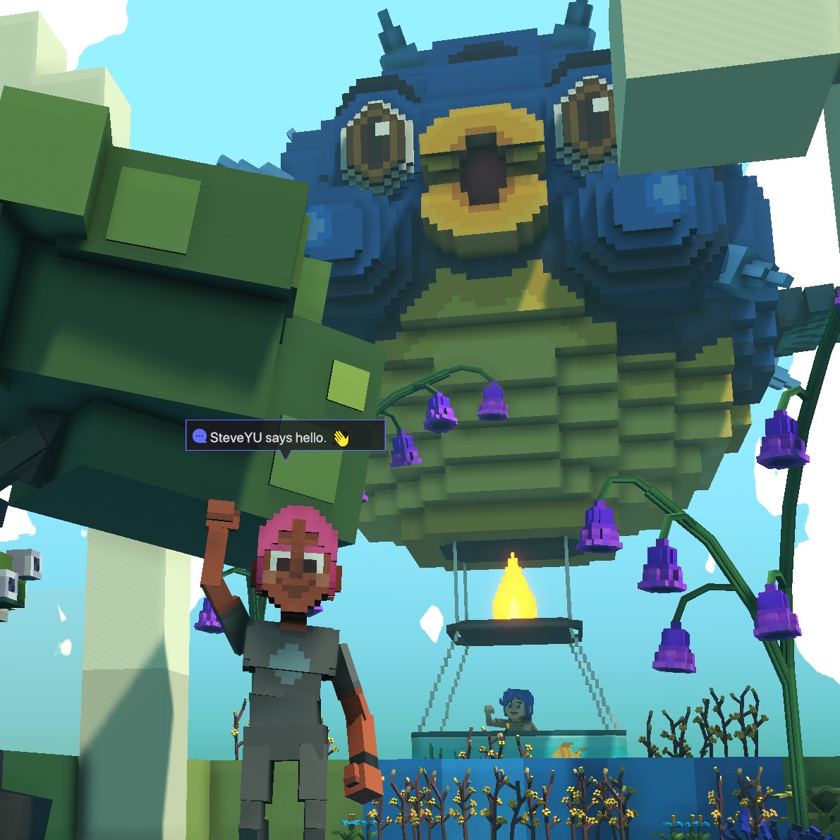 WitYamete's tweet photo. @TheSandboxGame I just participated in the #SandboxAlphaS3Giveaway for a chance to win 500 SAND! Here is my favorite air balloon, check out my screenshot below!
👇 https://t.co/pZeNjusUMi