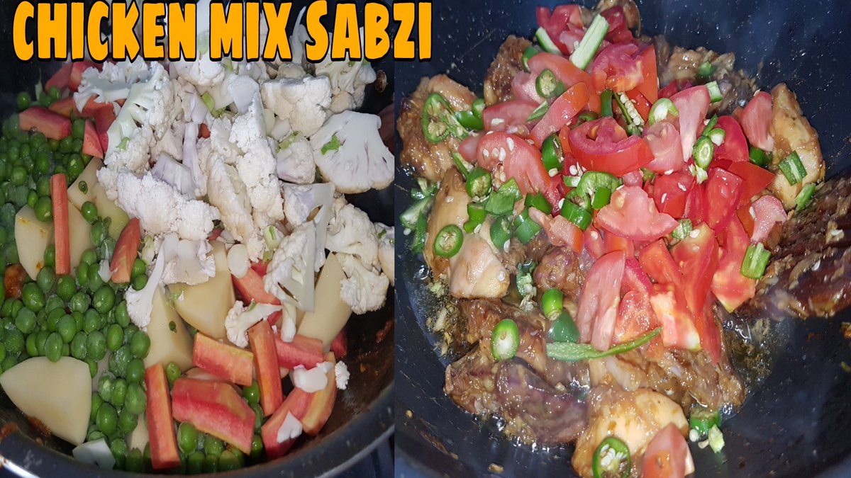 Chicken mix sabzi recipe by iram's channel recipe link is 👇
youtu.be/17DxEDzrBBk