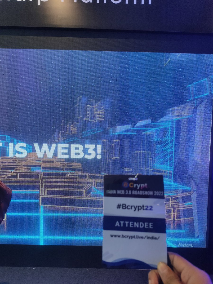 Danishabdullaah's tweet photo. I'm here at 🤩#BcryptIndia #CSharpCon2022 https://t.co/yBKv42tSXP
