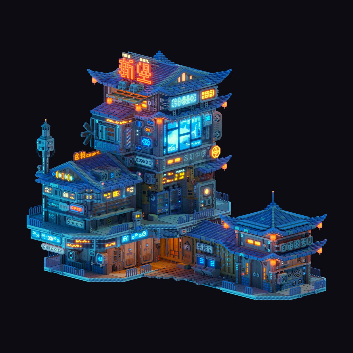 bkvoxel's tweet photo. Still wip… but coming soon✌🏻
#wip #voxel #voxelart #magicavoxel https://t.co/e7WSxYCHWj
