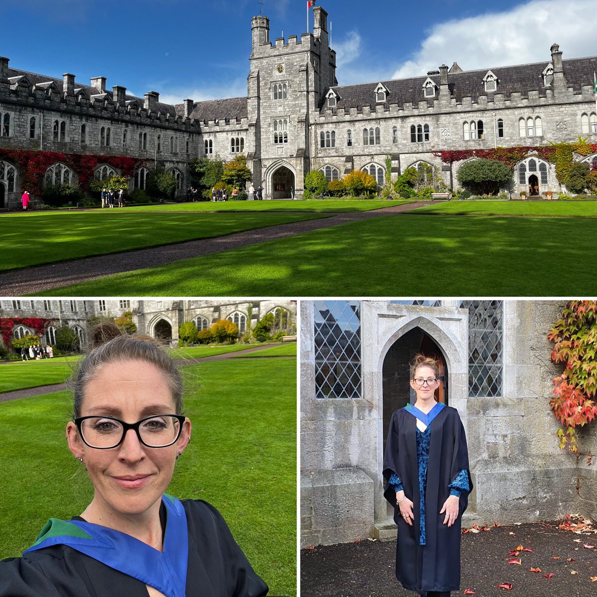 Finally got to see UCC, graduating with honours PgDip Innovation through Design Thinking. 🎓